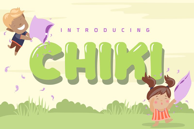 Chiki Schriftart
