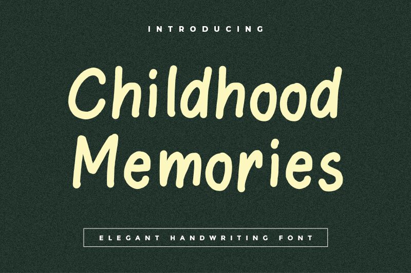 Childhood Memories Czcionka