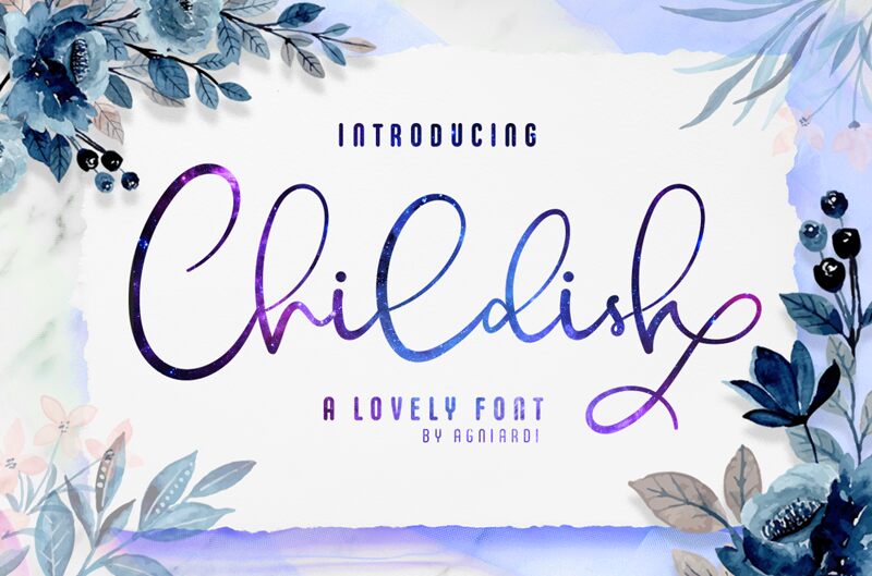 Childish Schriftart