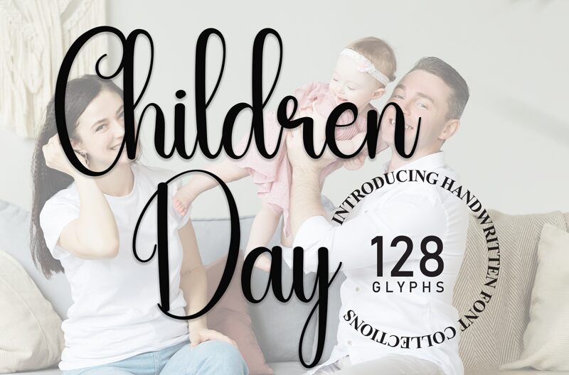 Children Day Font