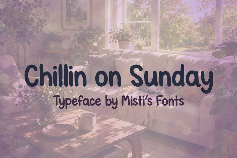 Chillin on Sunday — Font presentation