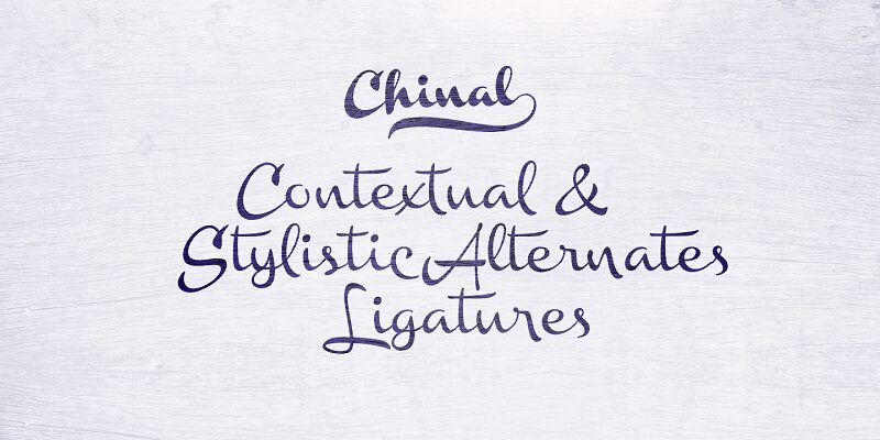 Chinal Schriftart
