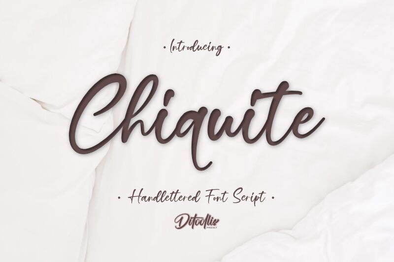 Chiquite Schriftart