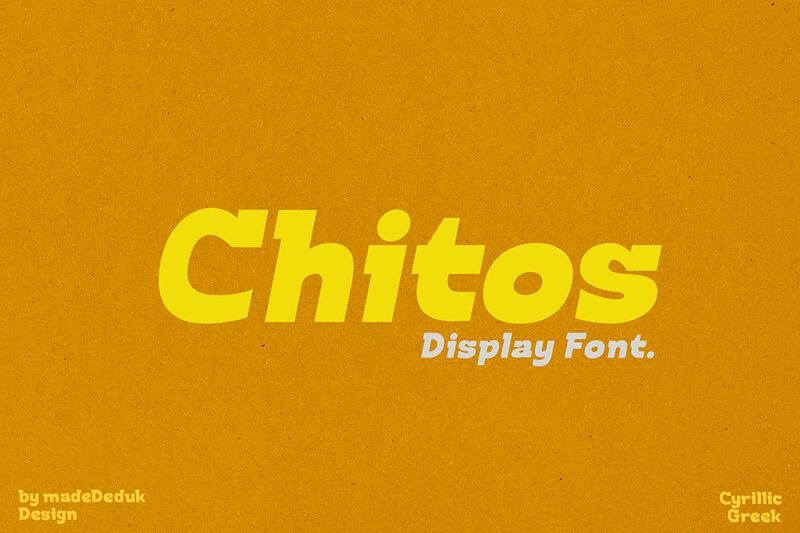 Chitos Schriftart