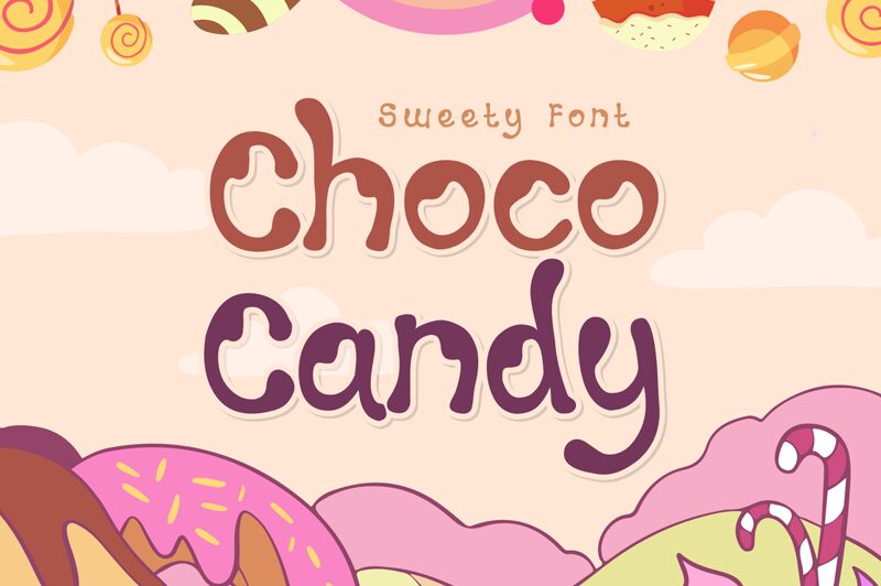 Choco Candy Шрифт