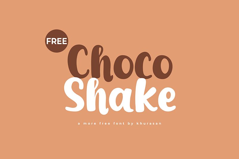 Choco Shake Czcionka