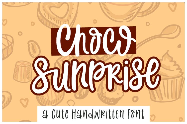 Choco Sunprise Czcionka