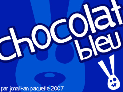 chocolat_bleu الخط
