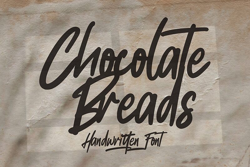 Chocolate Breads Schriftart