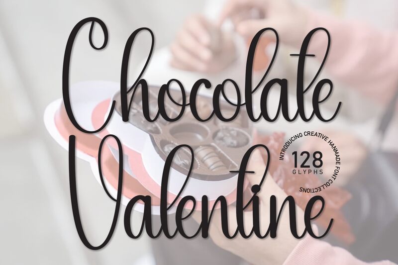 Chocolate Valentine フォント