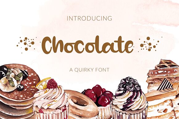 Chocolate Schriftart