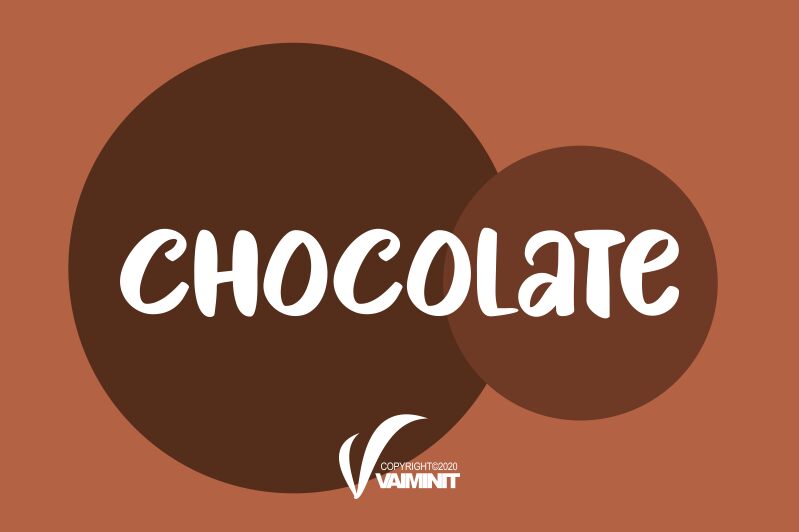 CHOCOLATE Czcionka