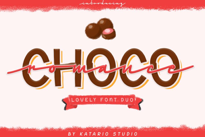 ChocoRomance Script Czcionka
