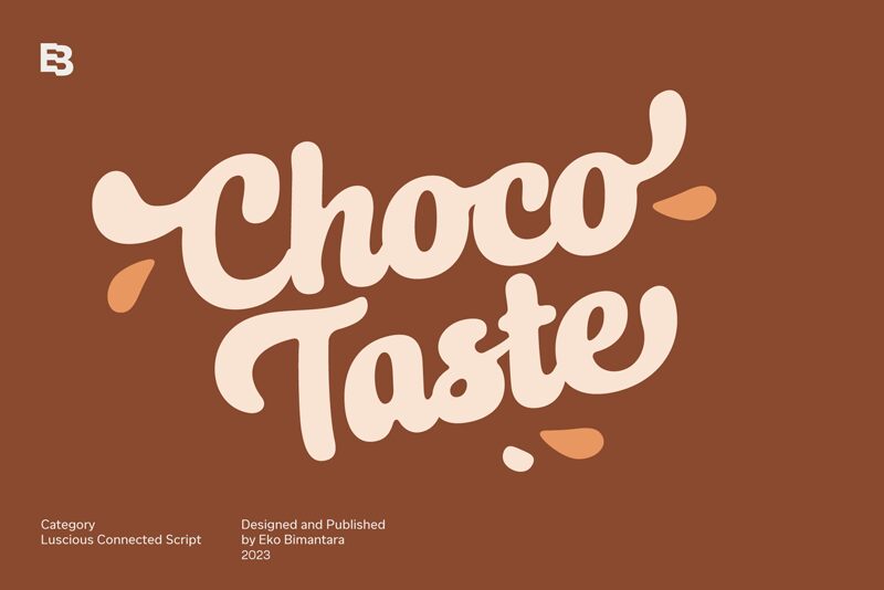 Choco Taste Schriftart