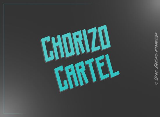 Chorizo Cartel Czcionka