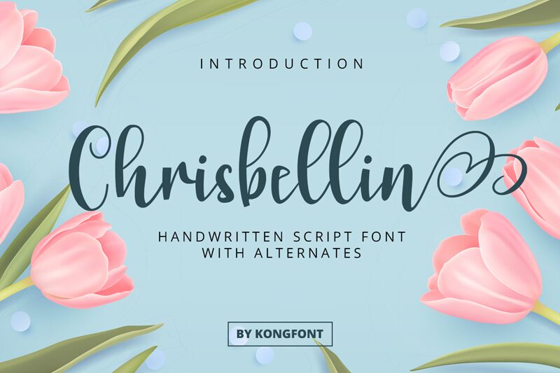 Chrisbellin Schriftart