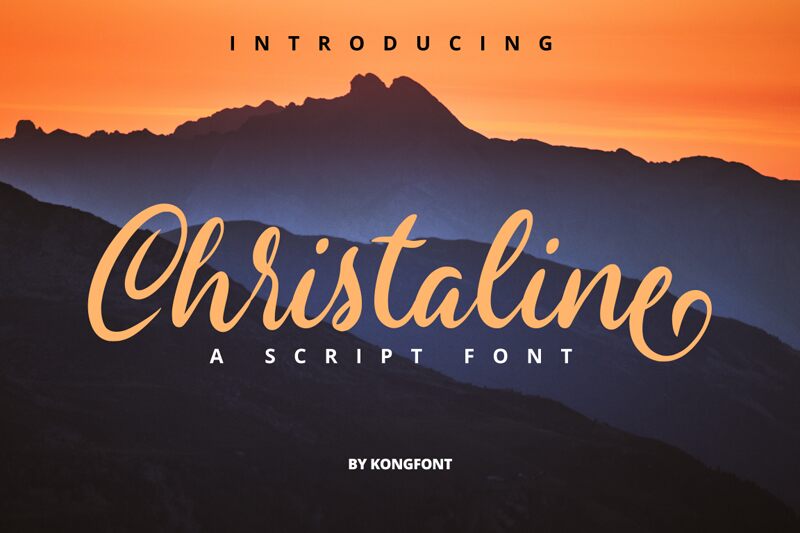 Christaline Schriftart