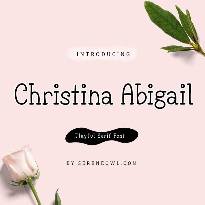 Christina Abigail Schriftart