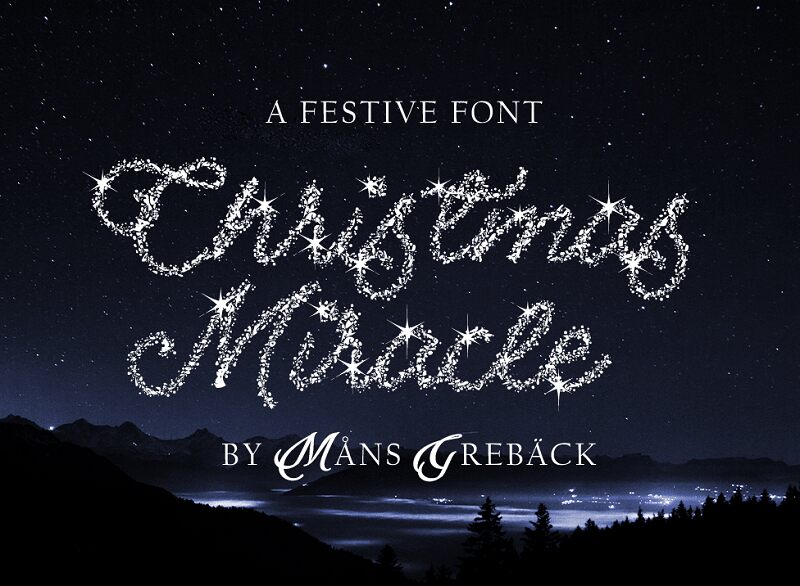 Christmas Banners Schriftart