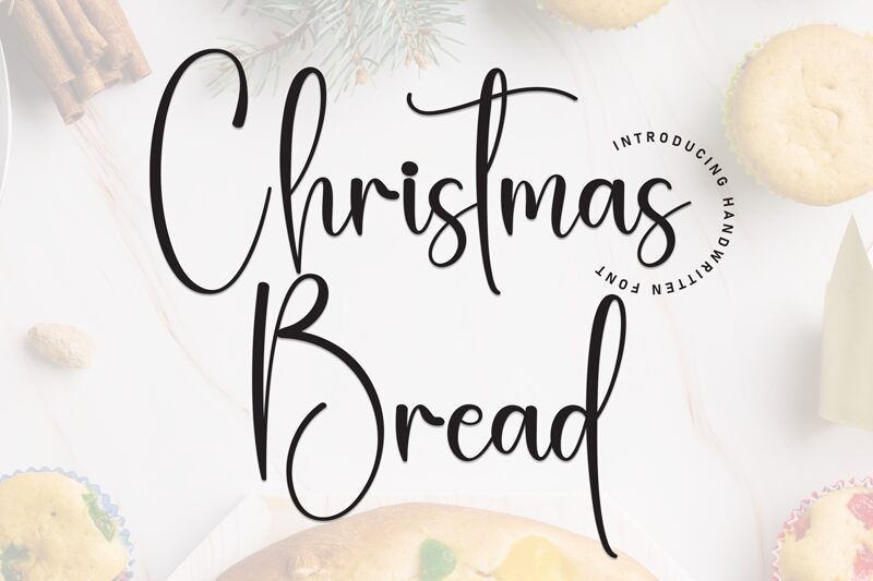 Christmas Bread Schriftart