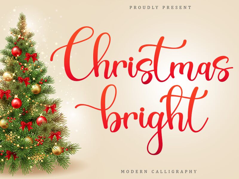 Christmas Bright Fonte