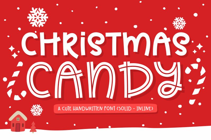 Christmas Candy Schriftart