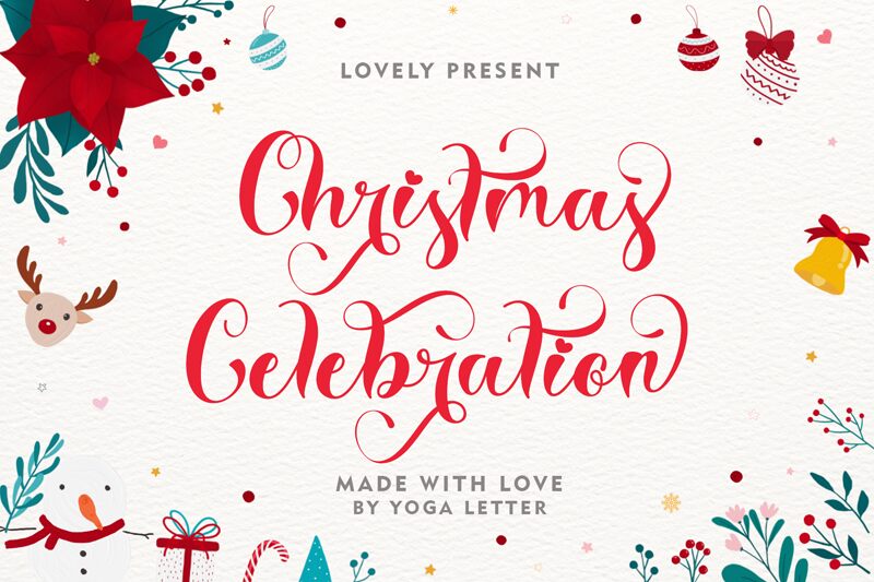 Christmas Celebration Schriftart