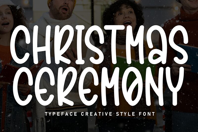Christmas Ceremony Schriftart