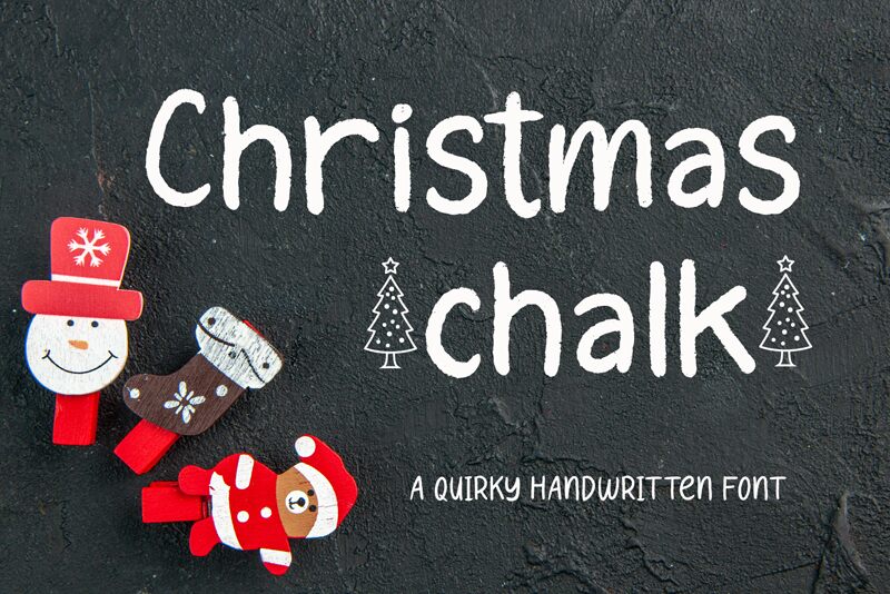 Christmas Chalk Czcionka