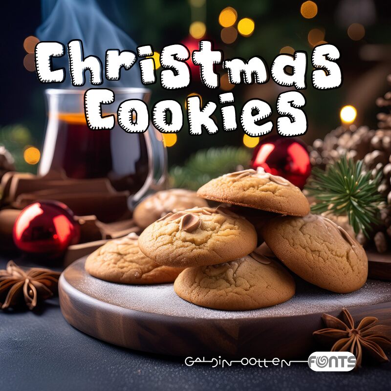 Christmas Cookies Schriftart