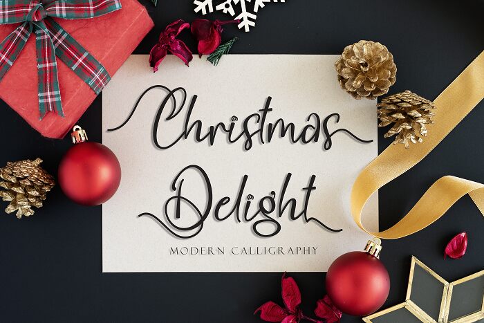 Christmas Delight Czcionka