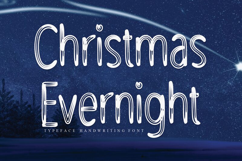 Christmas Evernight Schriftart