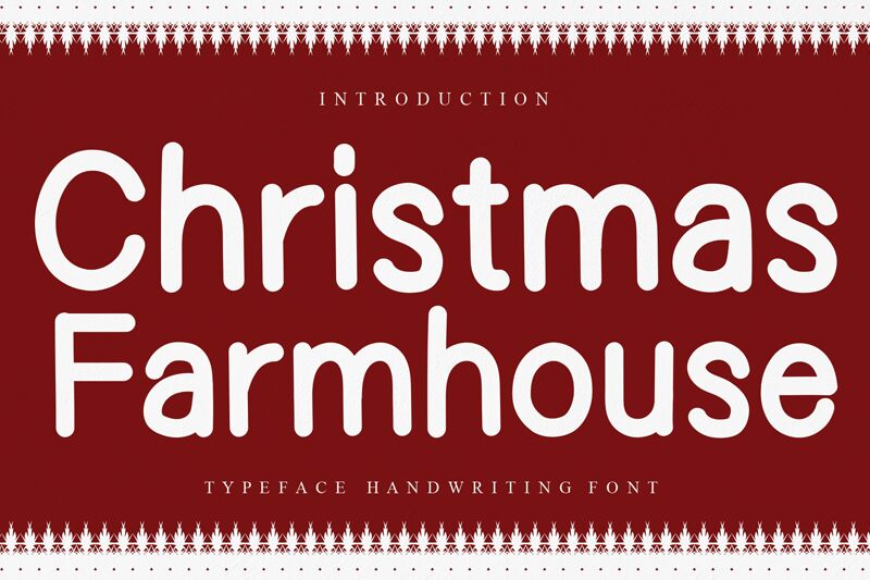 Christmas Farmhouse Schriftart