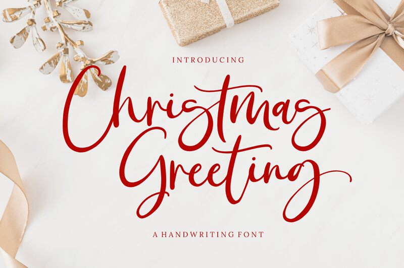 Christmas Greeting Czcionka