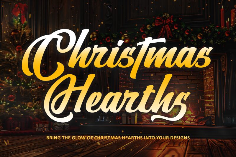 Christmas Hearths Font