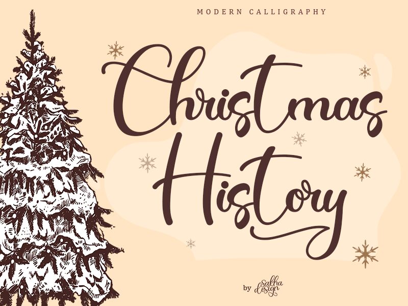Christmas History Czcionka