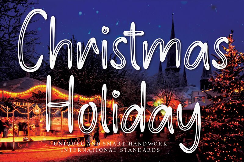 Christmas Holiday Font