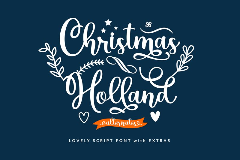 Christmas Holland Schriftart