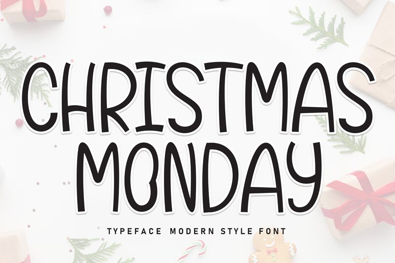 Christmas Monday Schriftart
