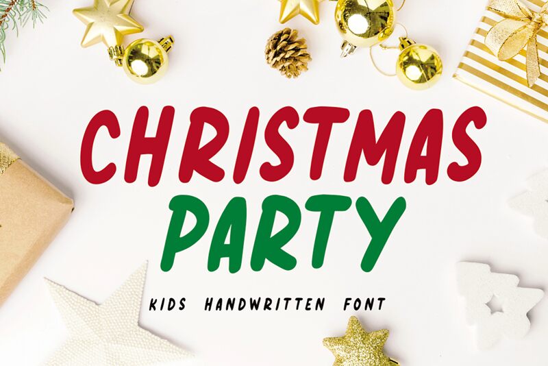 CHRISTMAS PARTY Schriftart