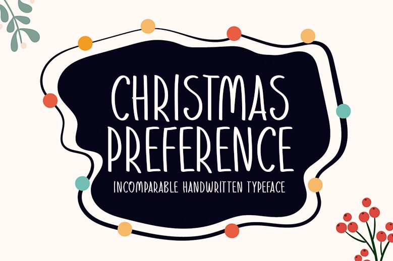 Christmas Preference Font