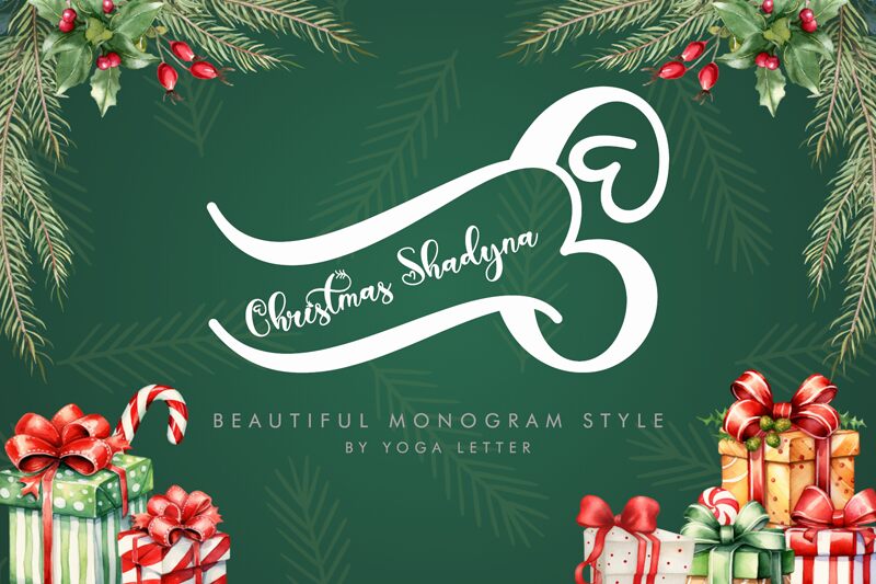 Christmas Shadyna Font