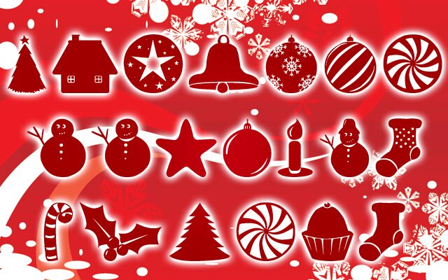 Christmas Shapes Czcionka