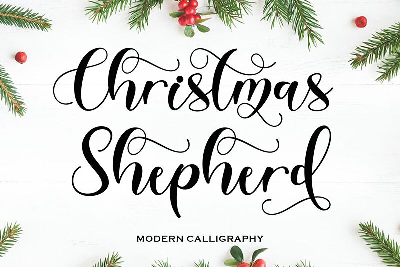 Christmas Shepherd Czcionka
