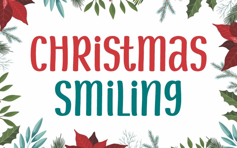 Christmas Smiling Schriftart