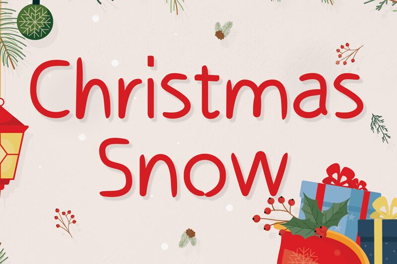 Christmas Snow Fonte
