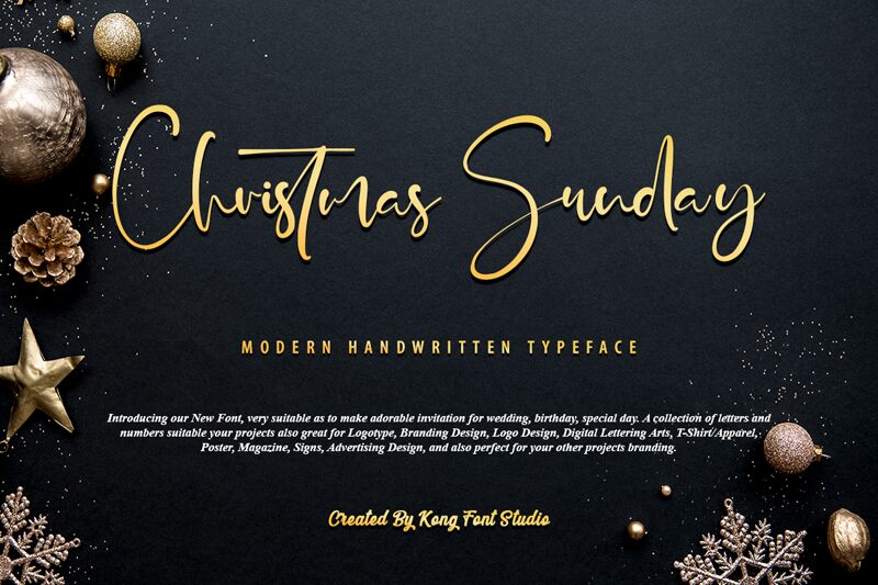 Christmas Sunday Carattere