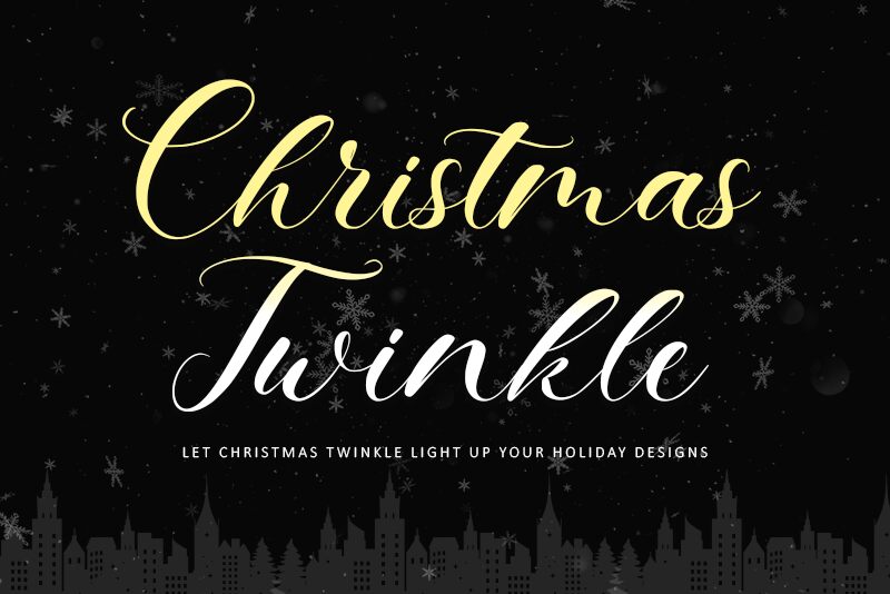Christmas Twinkle Font