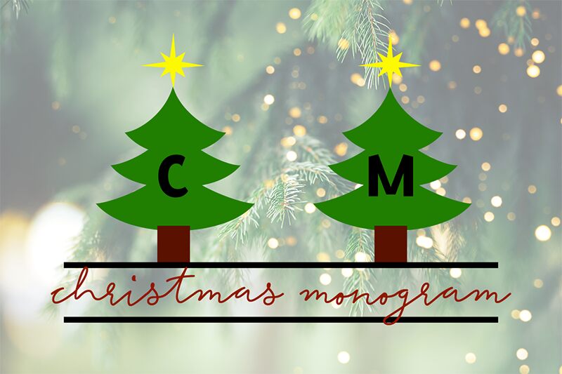 Christmas Monogram Carattere