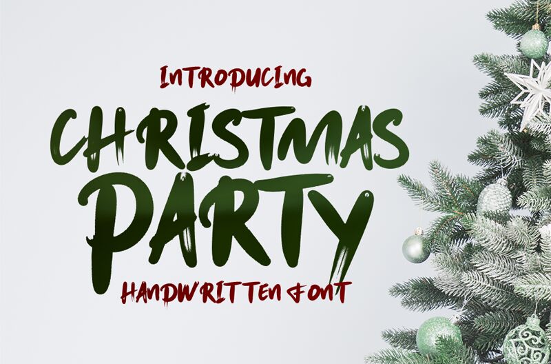 CHRISTMAS PARTY الخط